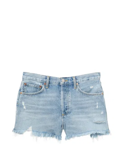 Agolde Parker Shorts In Blue