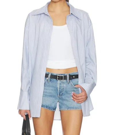 Agolde Parker Shorts In Replica In Blue