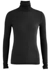 Agolde Pascale Stretch-jersey Top In Grey