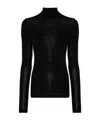 Agolde Pascale Sweater In Black