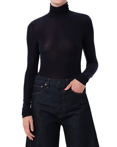 Agolde Pascale Turtleneck In Blue