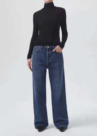 AGOLDE PASCALE TURTLENECK IN GREYHOUND
