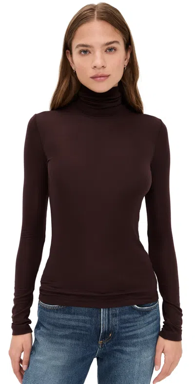 AGOLDE PASCALE TURTLENECK ROOT