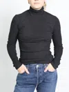 AGOLDE PASCALE TURTLENECK SWEATER IN GRAY