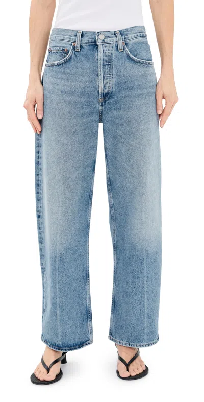 Agolde Petite Arc Jeans Brink In Black