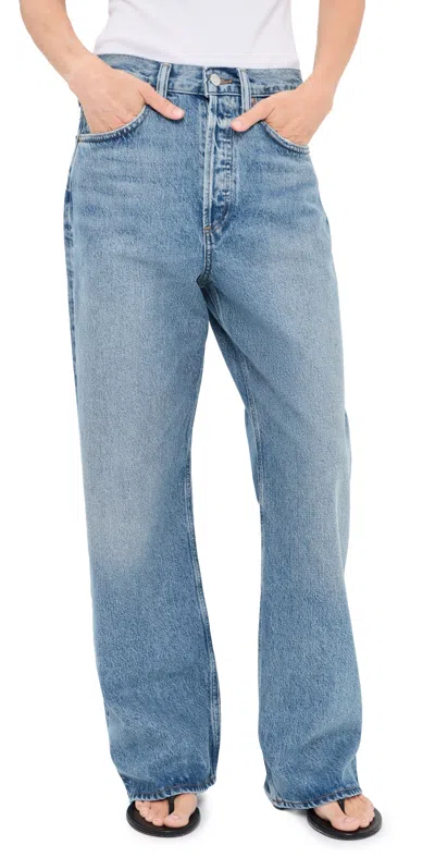 Agolde Petite Vintage Loose Jeans Outbreak In Blue