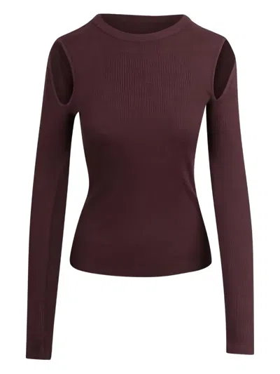 AGOLDE PIERCE CUT-OUT LONGSLEEVE T-SHIRT