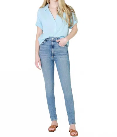 Agolde Pinch Waist Skinny Jeans In Torrent In Multi