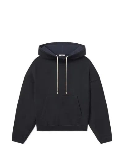 Agolde Pocket Hoodie In Blue