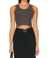 Agolde Cropped Poppy Tank In Multi