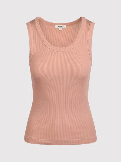 Agolde Poppy Tank Top In Pink