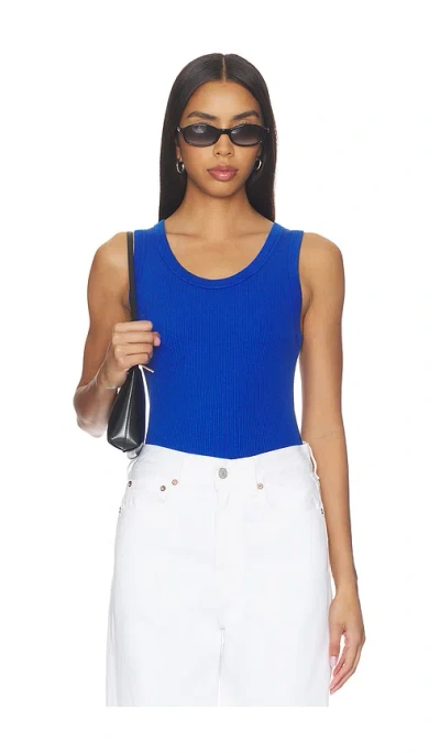 Agolde Poppy Tank Top In Blue