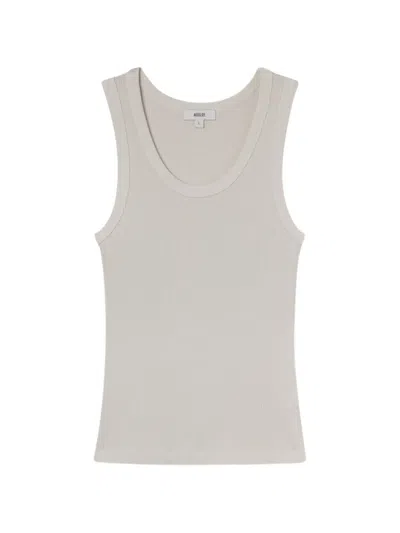 Agolde Poppy Tank Top In Gray