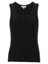 Agolde Poppy Ribbed Stretch Organic Cotton And Tencel-blend Jersey Tank