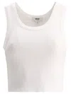 Agolde Poppy Cotton-blend Cropped Tank Top
