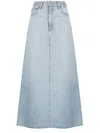 Agolde Pre Denim Maxi Skirt