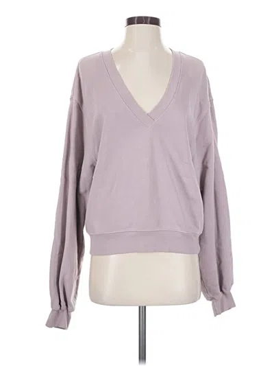 Pre-owned Agolde Pullover Sweater In Purple