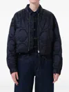 Agolde X Shoreditch Ski Club Iona Quilted Jacket In Blue
