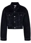 Agolde Buttoned Flap-pocket Jacket In Blue