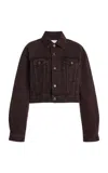 Agolde Radley Denim Jacket In Brown