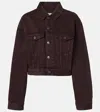 Agolde Radley Denim Jacket In Brown