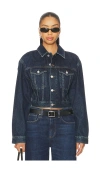 Agolde Harper Straight Jean In Tempo In Blue