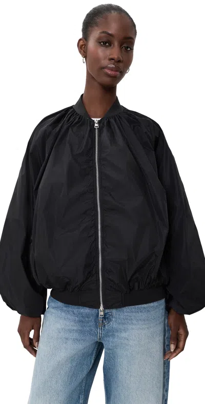 Agolde Raffi Bomber Jacket Black