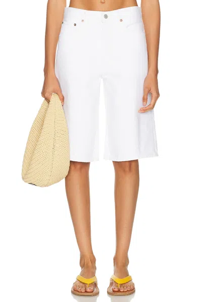 Agolde Ramona Short In White