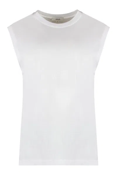 Agolde Raya Muscle Tee In White