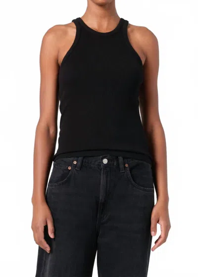 AGOLDE RAYNE TANK IN BLACK