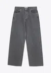 Agolde Grey Regenerated Denim Jeans In Gray