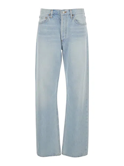 Agolde Regular-fit Denim Jeans In Blue