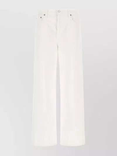 AGOLDE RELAXED FIT DENIM TROUSERS