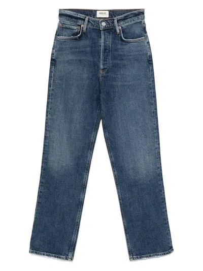 Agolde Relaxed Fit Jeans In Blue