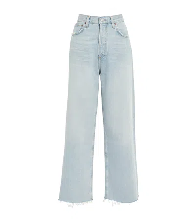 Agolde Blue Ren Jeans In Smash