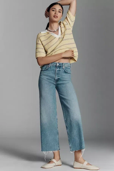 Agolde Ren High-rise Crop Wide-leg Jeans