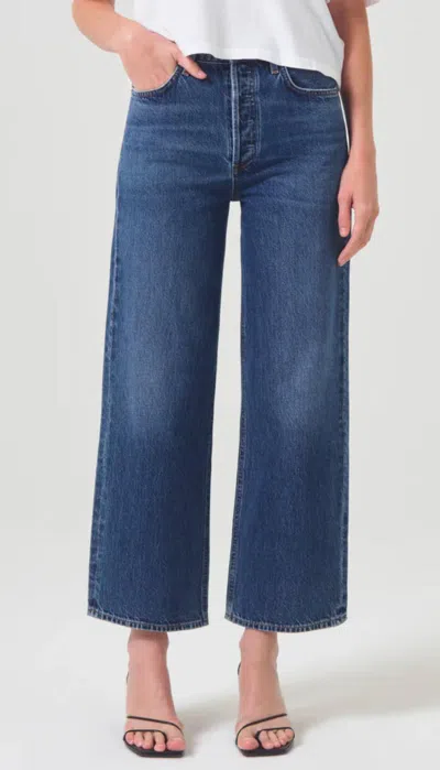 Agolde Ren High Rise Wide Leg Jean In Control In Multi