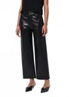 Agolde Ren High Rise Wide Leg Jean In Detox In Black
