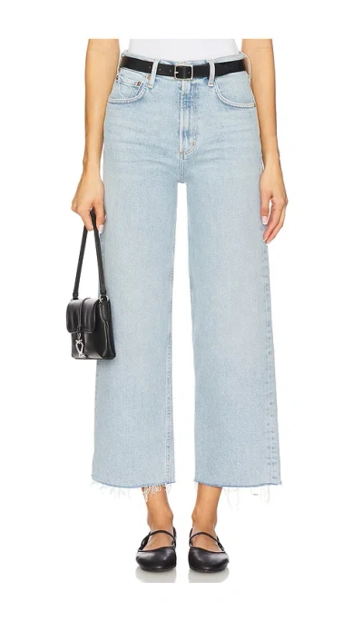 Agolde Ren High Rise Wide Leg Jeans In Beam