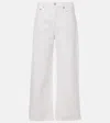 Agolde Ca\n\nstraight Jeans With Low Crotch Fran In Beige