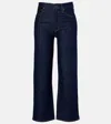 Agolde Ren High-rise Wide-leg Jeans In Blue