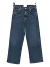 Agolde Ren High Rise Wide Leg Jeans In Blue