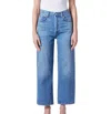 Agolde Ren High Rise Wide Leg Jeans In Shrine In Blue