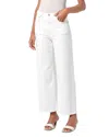 Agolde Ren High-rise Crop Wide-leg Jeans In White Wash