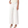 Agolde Ren High-rise Crop Wide-leg Jeans In Fortune Cookie (natural)