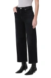 Agolde Ren High Rise Wide Leg Jeans In Hush In Hush
