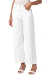 Agolde Ren High-rise Crop Wide-leg Jeans In White Wash (white Milk)