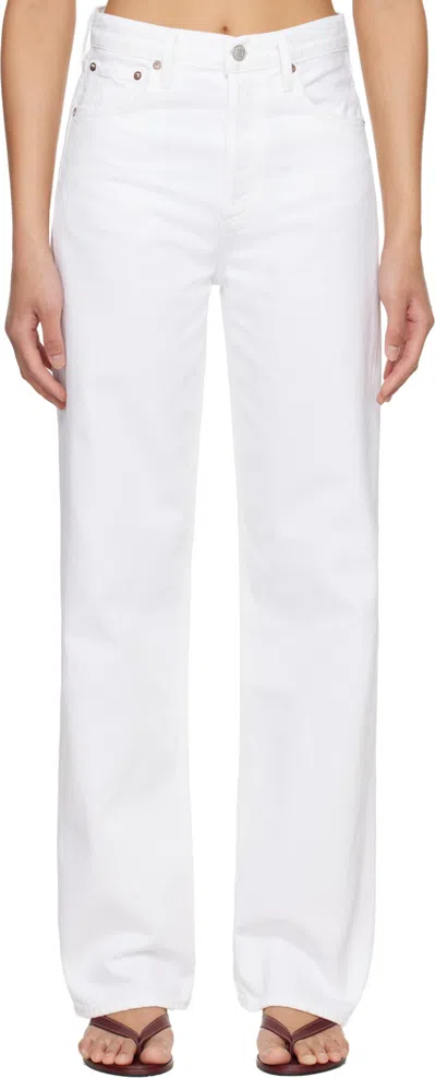 Agolde Ren Jean 32' In White