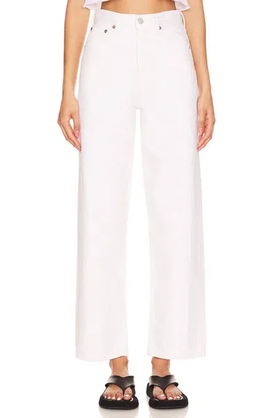 Agolde Ren High-rise Crop Wide-leg Jeans In Multi