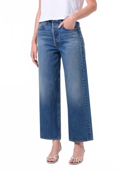 Agolde Ren Jean In Indigo Denim In Multi